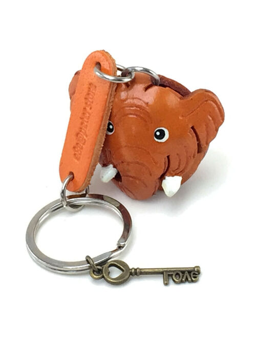 3D Animal Style Key Ring Elephant Keychain Leather Bag Belt Holder Cute Fashion