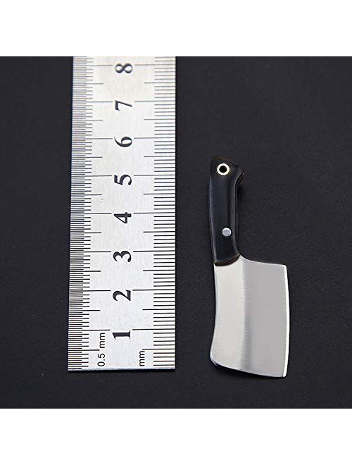PUOSUO EDC Multi-Function Keyring Mini Pocket Knife Keychain Stainless Steel Necklace Knife