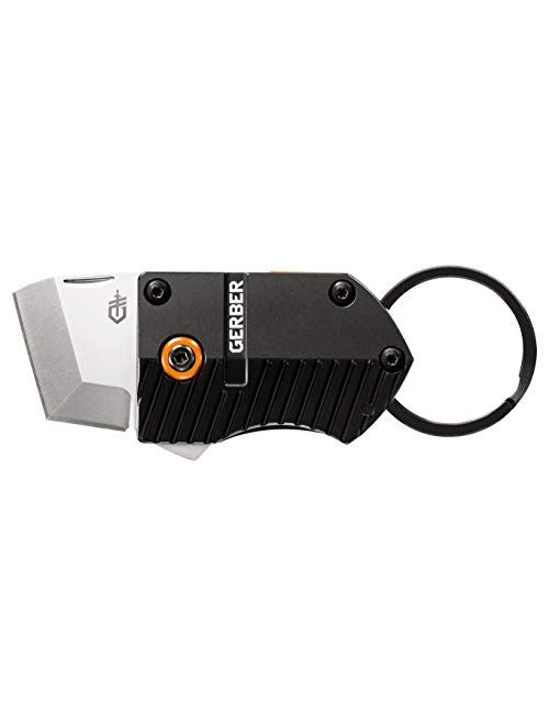 Gerber Key Note, Compact Fine Edge Scraping & Cutting Keychain Knife, Black [30-001691]
