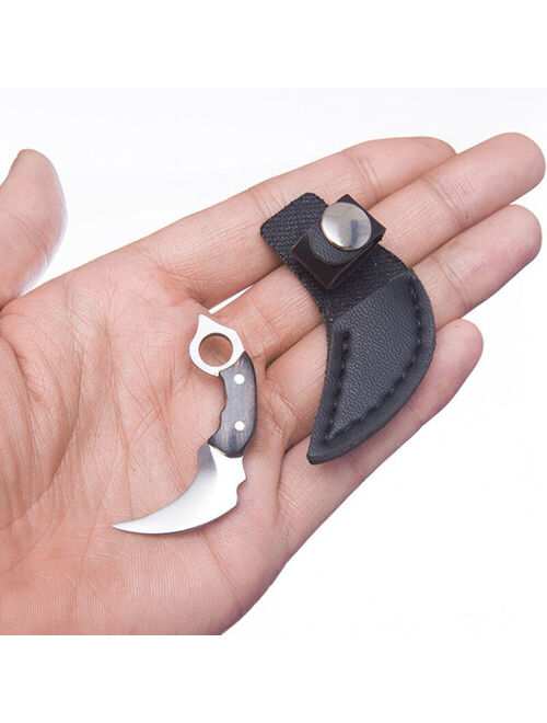 Mini Pocket Knife Keychain Portable Pendant Cleaver Blade Cutter Jewelry Tool