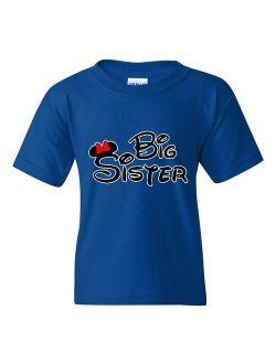 Youth Big Sister T-Shirt For Girls and Boys