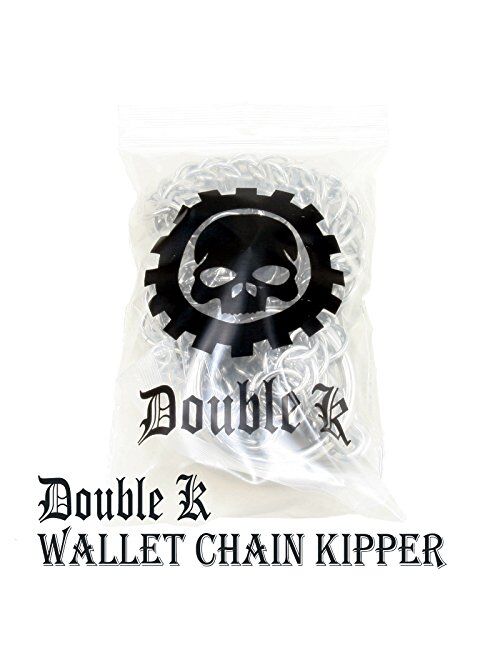 DoubleK Basic & Simple Strong Keychain Jean Wallet Chain (30") MLT CS39