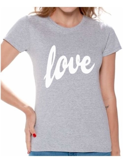 Love Shirt Love Tshirt for Women St.Valentines Day Shirt Love Gifts Valentines T shirt Women's Love T-Shirt Gift for Her Valentine Shirts for Women Birthda