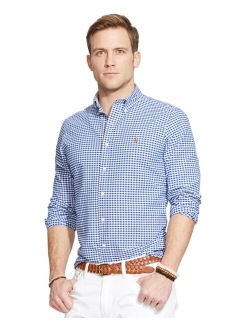 Men's Classic Fit Long Sleeve Solid Oxford Shirt