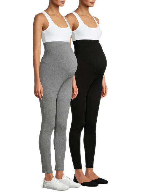Maternity Time and Tru Legging with Full Panel, 3 Pack (Available in Multiple Colors)