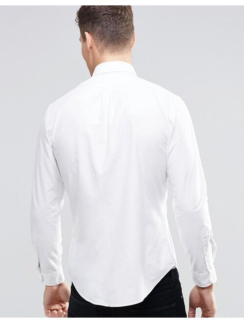 Polo Ralph Lauren oxford shirt in slim fit white