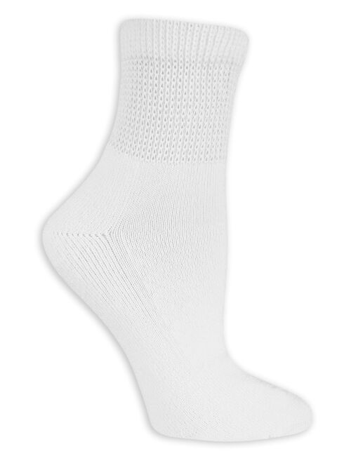 Dr. Scholl's Women's Diabetes and Circulatory Ankle Socks 4 Pair