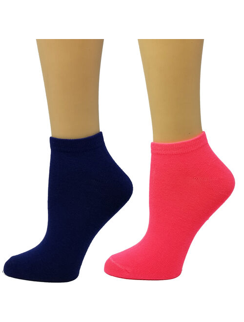 Debra Weitzner Womens Low-Cut Ankle Socks No-Show Colorful Pattern Fun Socks 12 Pair