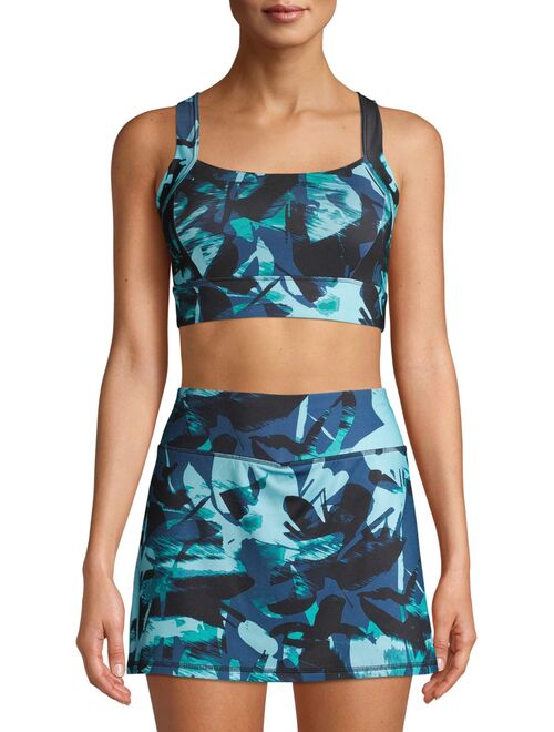 Athletic Works Women's Active Printed Sports Bra
