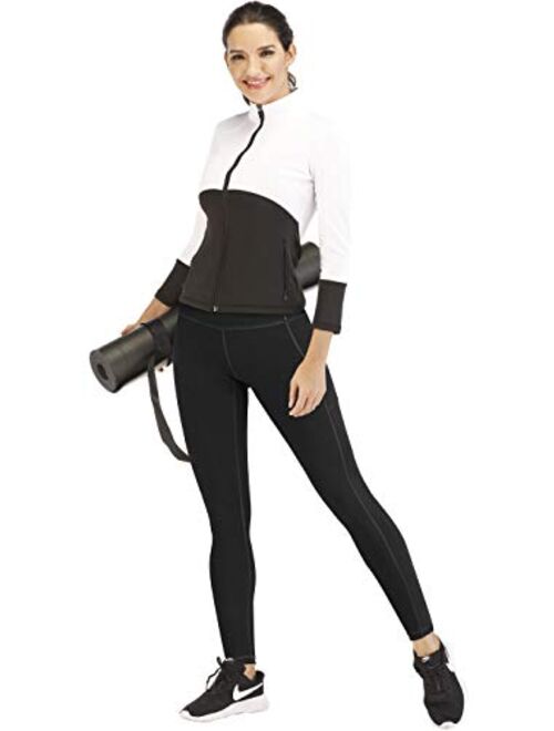 IUGA Leggings for Women with Pockets High Waist Yoga Pants for Women 4 Way Stretch Workout Leggings for Women