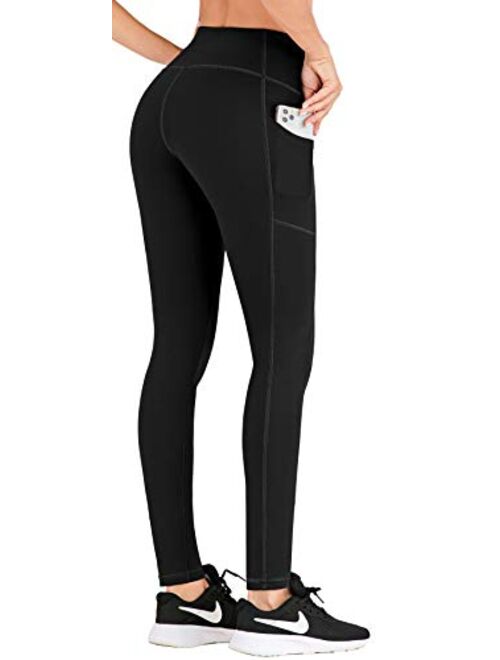 IUGA Leggings for Women with Pockets High Waist Yoga Pants for Women 4 Way Stretch Workout Leggings for Women