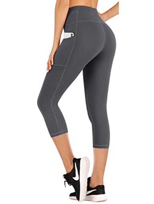 IUGA Leggings for Women with Pockets High Waist Yoga Pants for Women 4 Way Stretch Workout Leggings for Women