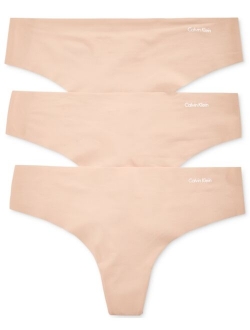 Women's Invisibles 3-Pack Thong Underwear QD3558