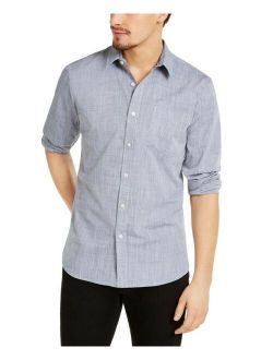 Men's Kevin Regular-Fit Chambray Shirt XXL Blue