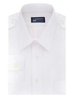 Men's Pilot Dress Shirt Long Sleeve Commander