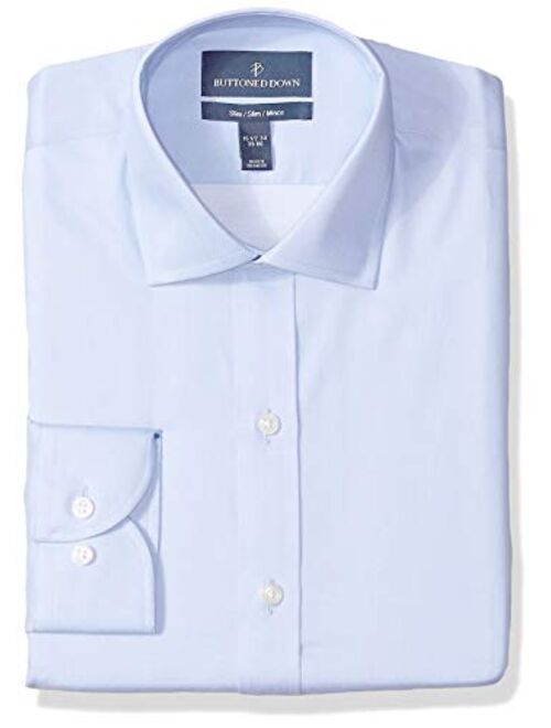 Amazon Brand - Buttoned Down Men's Slim Fit Non-Iron Micro Twill Dress Shirt