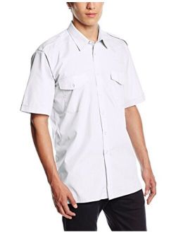 Premier Mens Short Sleeve Pilot Plain Work Shirt