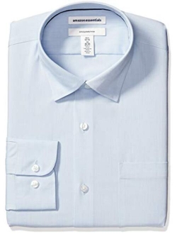 Men's Slim-fit Wrinkle-Resistant Stretch Dress Shirt