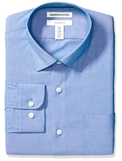 Men's Slim-fit Wrinkle-Resistant Stretch Dress Shirt