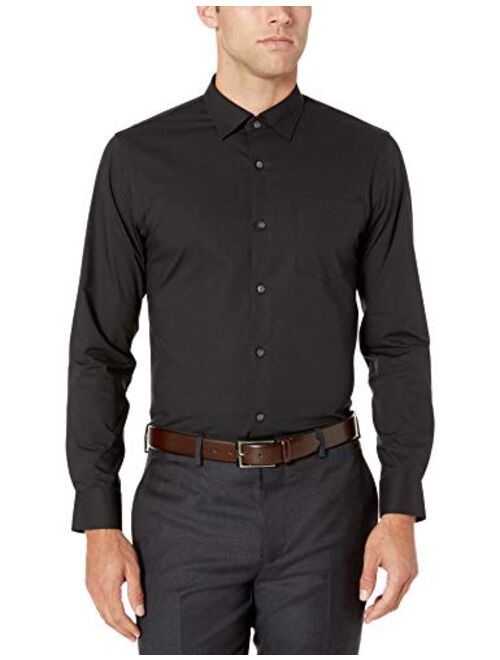 Amazon Essentials Men's Slim-fit Wrinkle-Resistant Stretch Dress Shirt