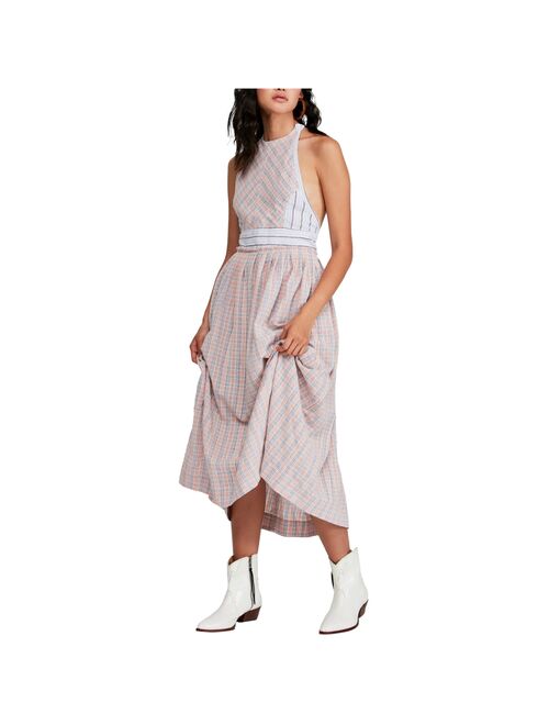 Free People Womens Color Theory Maxi Dress