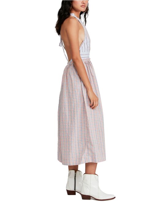 Free People Womens Color Theory Maxi Dress