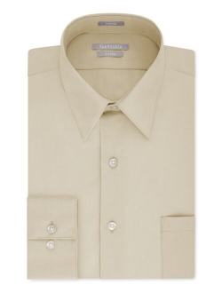 Men's Classic-Fit Poplin Long Sleeve Dress Shirt With French Cuff