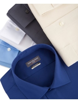 Men's Classic-Fit Wrinkle Free Flex Collar Stretch Solid Dress Shirt