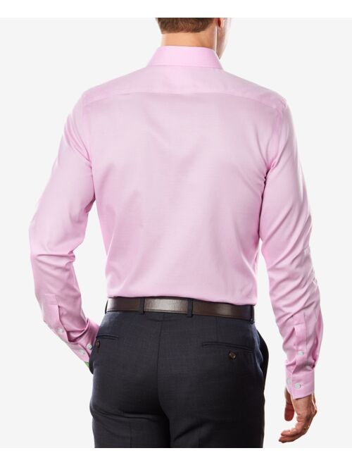 Michael Kors Men's Slim-Fit Non-Iron Airsoft Stretch Performance Solid Dress Shirt