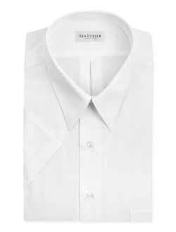 Poplin Solid Short-Sleeve Dress Shirt