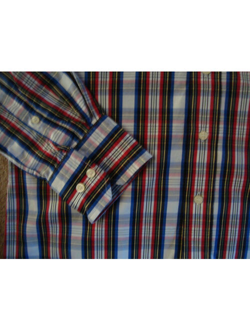 Best Company Check Cotton Slim Fit Button Down Shirt. NEW. 15.5 Inch / Medium.