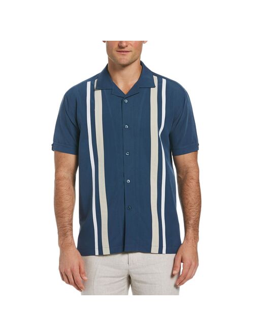 Men's Cubavera Striped Camp Shirt