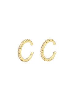18K Gold Ear Cuff Earrings for Women - Set of 2 Cuff Earrings - Ear Cuffs - Small Hoop Earrings - No Piercing Hoops - Tiny Hoops