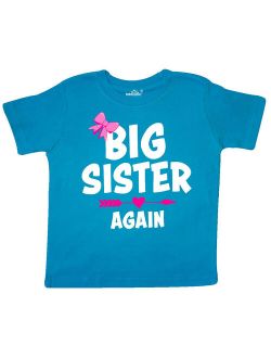Big Sister Again with Bow and Arrow Toddler T-Shirt