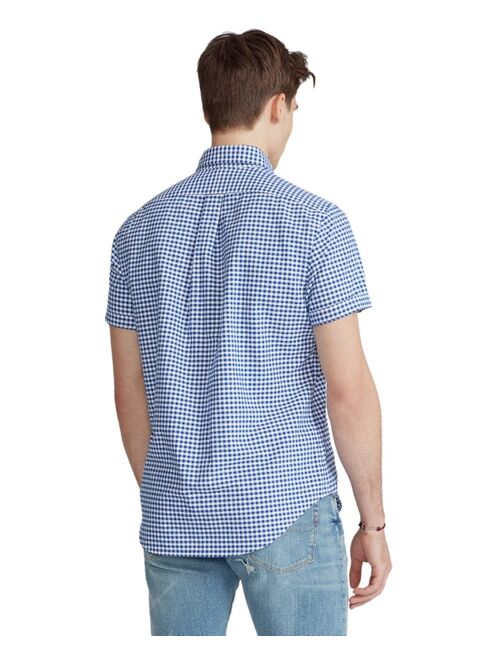 Polo Ralph Lauren Men's Big and Tall Short-Sleeve Oxford Shirt