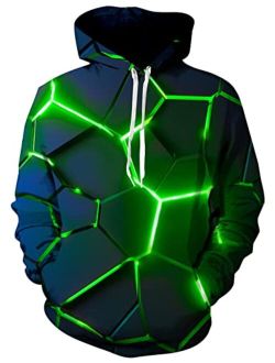 Ahegao Unisex Novelty Hoodies 3D Graphics Printed Fleece Pockets Pullover Sweatshirts for Christmas Halloween