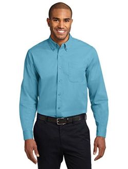 Port Authority Easy Care Men Dress Shirts Long Sleeve Regular Extended Tall Sizes
