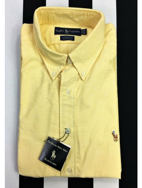 Polo Ralph Lauren New! RALPH LAUREN Long Sleeve Button Down Collar Oxford YARMOUTH Dress Shirt