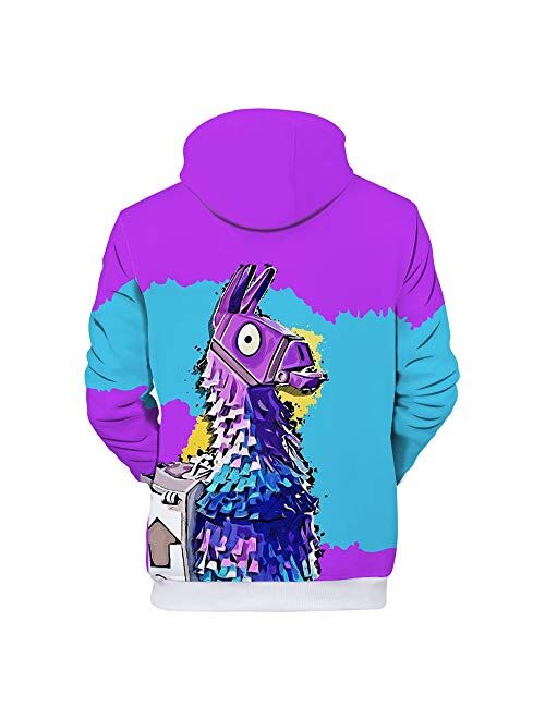 JALYCOS Unisex 3D Graphic Printed Hoodies Pullover Sweatshirts with Pockets