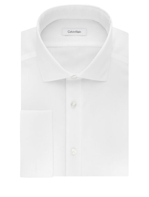 Calvin Klein Slim-Fit Dress Shirt with French Cuffs