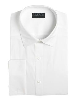 Men's Solid Slim-Fit Dress Shirt With French Cuff, Created for Macy's