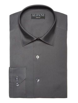 AlfaTech by Alfani Men's Solid Classic/Regular Fit Dress Shirt, Created for Macy's