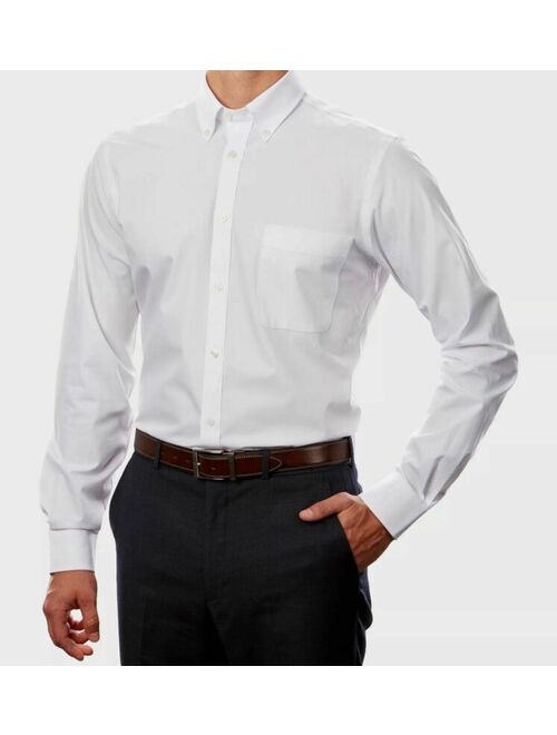 Tommy Hilfiger Men's Athletic-Fit White Long-Sleeve Dress Shirt