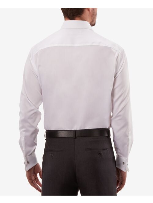 Calvin Klein STEEL Men's Classic-Fit Non-Iron Performance French Cuff Dress Shirt