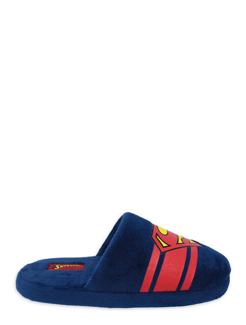 Boys Superman Scuff Comfy Hero Superman Scuff Slipper In Shoe Gift Box (Little Boys & Big Boys)