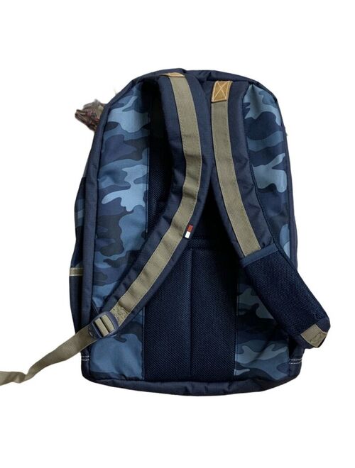 TOMMY HILFIGER Blue Camouflage Backpack New w/Tags Authentic