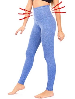 Dear Sparkle  Thick High Waist Compression Leggings Postpartum Belly Band Pants Plus Size (S8)