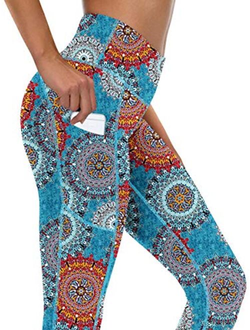 syoss Yoga Pants for Women with Pockets High Waisted Leggings with Pockets for Women Workout Leggings for Women