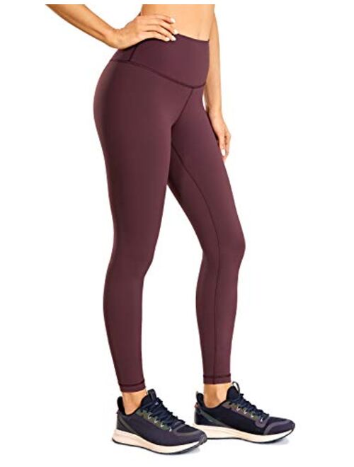 CRZ YOGA Women's Non-See Through Athletic Compression Leggings Hugged Feeling Tummy Control Workout Leggings 25&28 inches