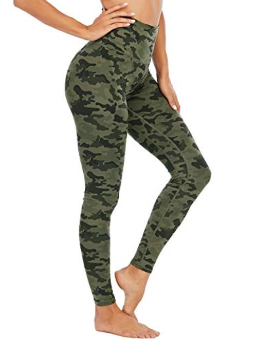 ECHOINE Womens Yoga Legging - Buttery Soft Tummy Control High Waist Workout Pants Sports Legging Tights Full Length